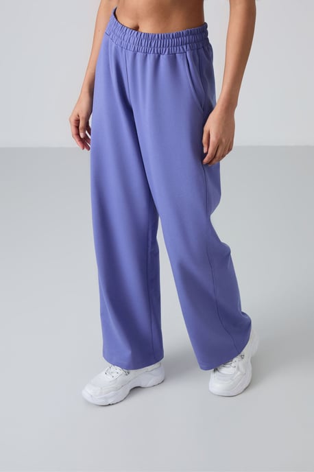 Wijd-Legging Sweatpants met Elastische Taille - Image 2