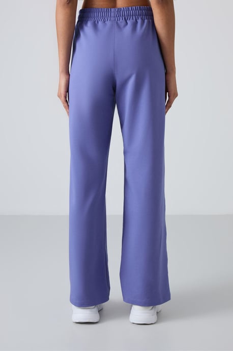 Wijd-Legging Sweatpants met Elastische Taille - Image 5