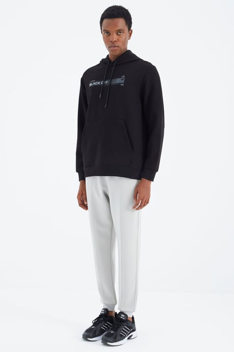 Heren Regular-Fit 3-Thread Fleece Joggingbroek - Image 3