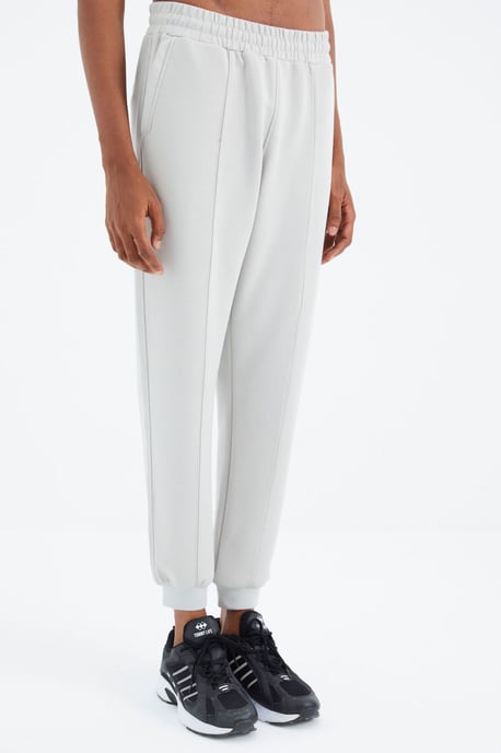 Heren Regular-Fit 3-Thread Fleece Joggingbroek - Image 4