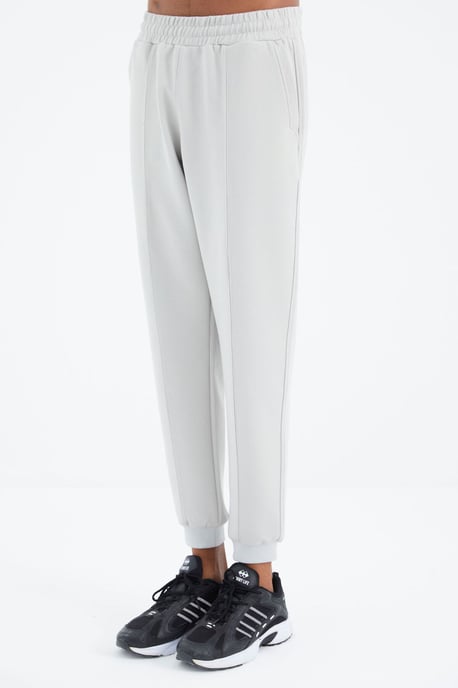 Heren Regular-Fit 3-Thread Fleece Joggingbroek - Image 6