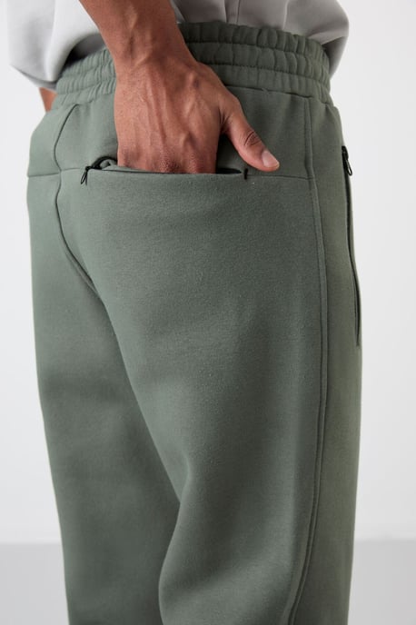 Heren Regular Fit Fleece Joggingbroek - Image 5