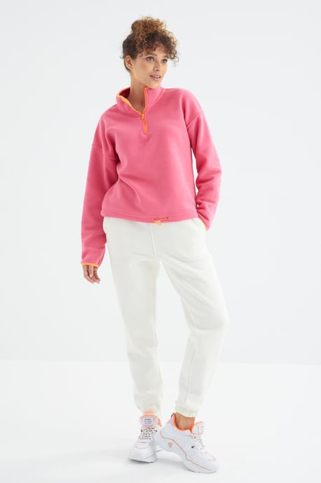 Dames Hoge Taille Fleece Joggingbroek - Image 1