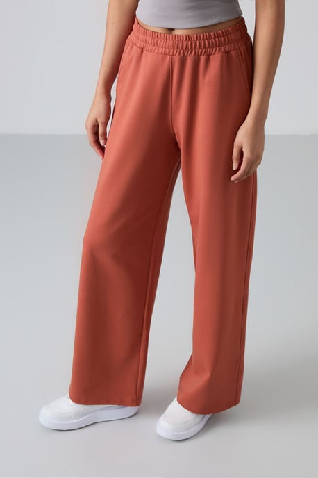 Brede Leggen Joggingbroek met Elastische Taille - Image 2