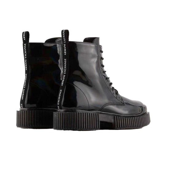 Armani Exchange Dames/Dames Flatform Combat Boots (Zwart) - Image 2