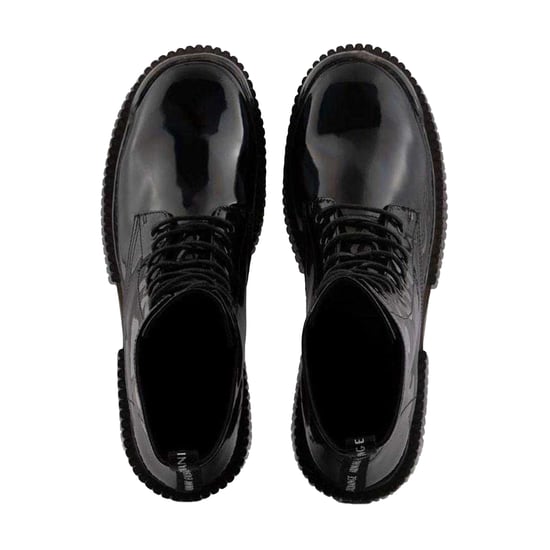 Armani Exchange Dames/Dames Flatform Combat Boots (Zwart) - Image 3