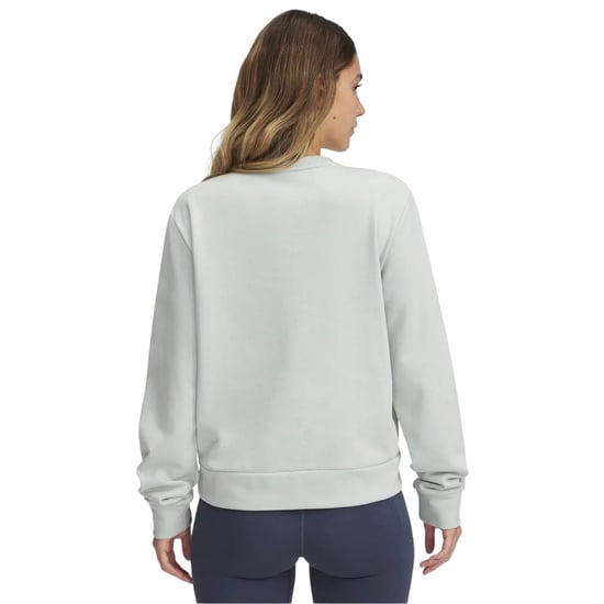Under Armour Dames/Dames Rival Badstof Sweatshirt (Groen) - Image 2