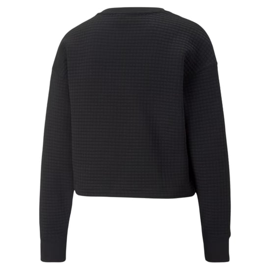 Under Armour Dames/Dames Unstoppable Quilted Drop Shoulder Regular Trui met lange mouwen (Zwart) - Image 2