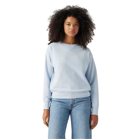 Levis Dames-sweatshirt met lange mouwen en verlaagde schouders in Heritage-stijl (Niagara Blauw) - Image 3