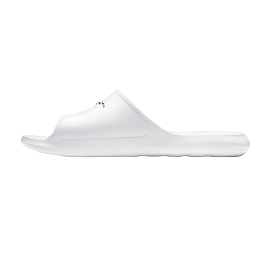 Nike Heren Victori One Swoosh Sliders (Wit, Zwart) - Image 2
