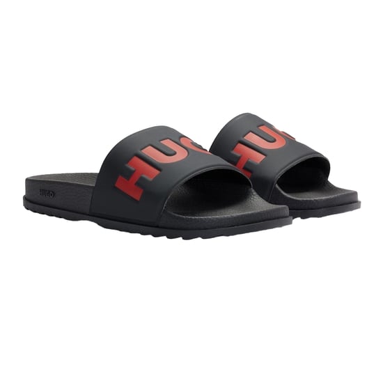 Hugo Heren-slippers met open teen (Zwart) - Image 2