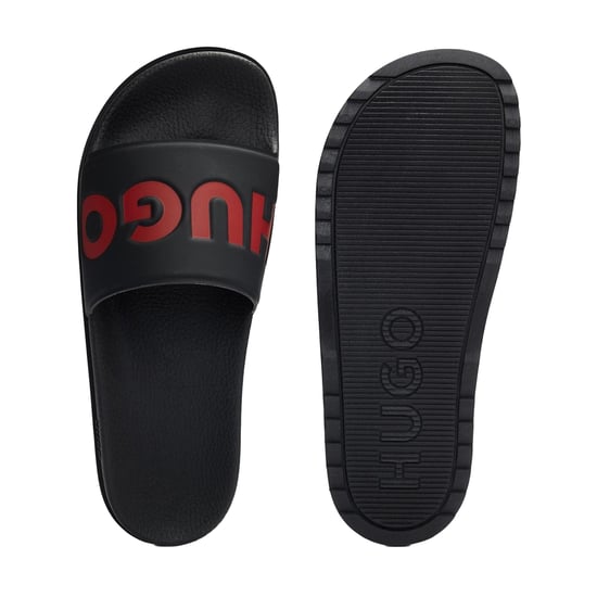 Hugo Heren-slippers met open teen (Zwart) - Image 3