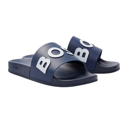 Boss Sliders met herenlogo (Donkerblauw) - Image 4