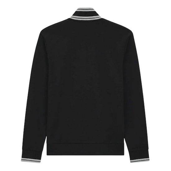 Boss Heren Track Jacket met geborduurd logo en lange mouwen (Zwart) - Image 2