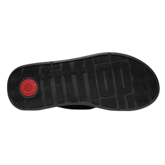 FitFlop Damesmode: leren sandalen met knoop (Zwart) - Image 4