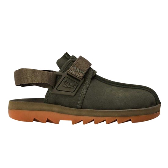 Reebok Unisex Beatnik-sandalen van suède voor volwassenen (Leger Groen) - Image 1