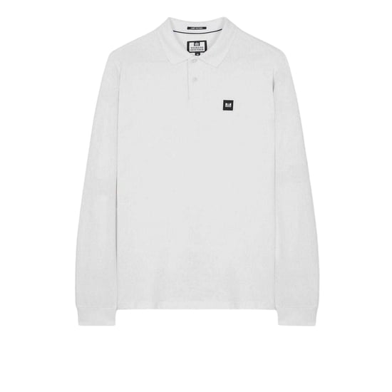 Weekend Offender Heren Dice Poloshirt met lange mouwen (Wit) - Image 2