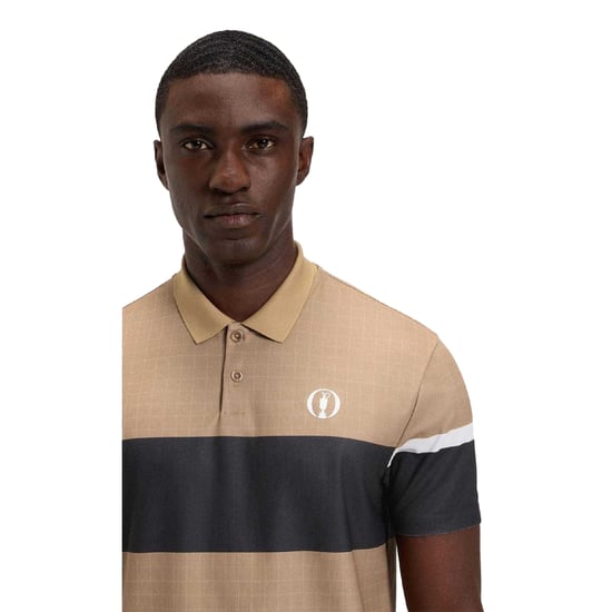 Boss Heren The Open 25 Paddy Golf Poloshirt (Beige) - Image 4