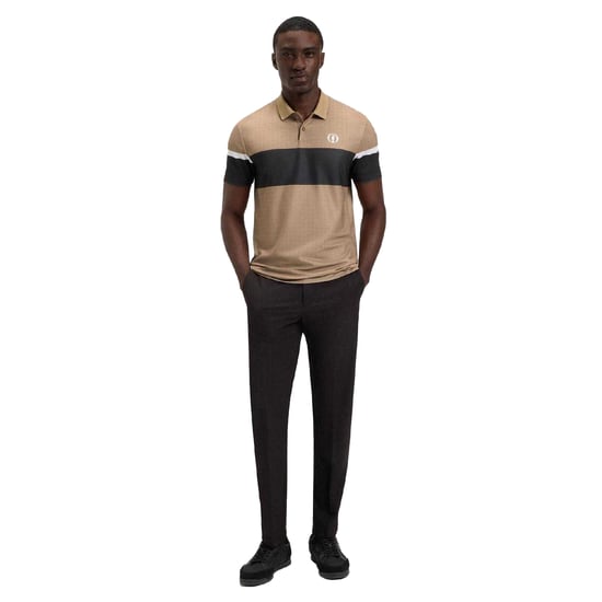 Boss Heren The Open 25 Paddy Golf Poloshirt (Beige) - Image 5