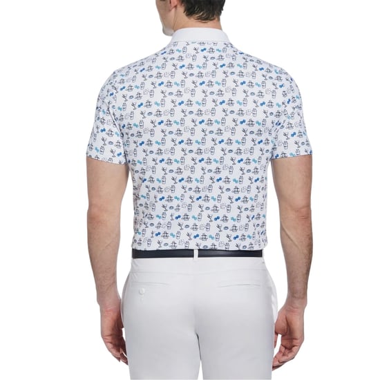 Original Penguin Heren Retro Golf Poloshirt (Helder wit) - Image 2