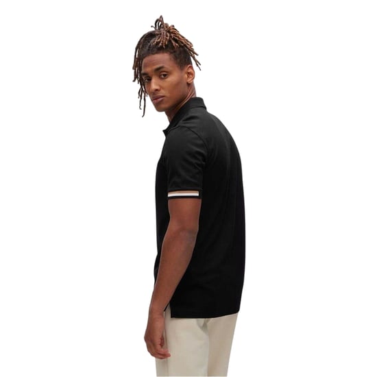 Boss Heren Parlay 147 Poloshirt (Zwart) - Image 3