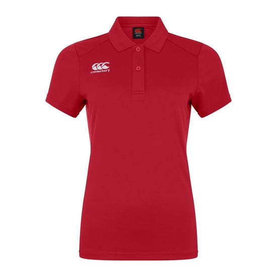 Canterbury Dames/Dames Club Dry Regular Poloshirt (Rood) - Image 2