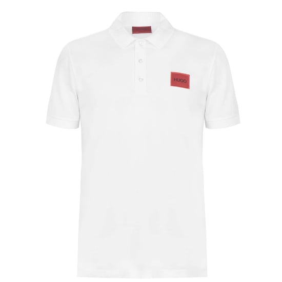 Hugo Heren Deruso Poloshirt (Wit) - Image 1