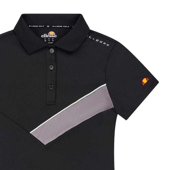 Ellesse Dames/Dames Lotali Poloshirt (Zwart) - Image 3