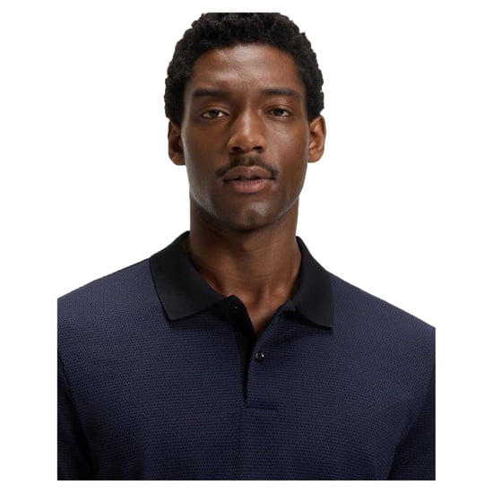 Boss Heren Regular Poloshirt (Donkerblauw) - Image 4