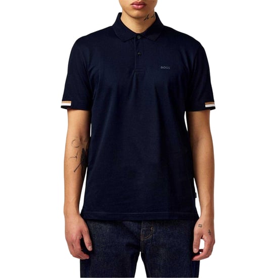 Boss Heren Parlay 147 Poloshirt (Donkerblauw) - Image 3