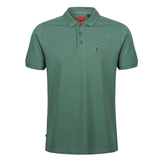 Luke 1977 Heren Robbie Geborduurd Logo Regular Poloshirt (Groen) - Image 2