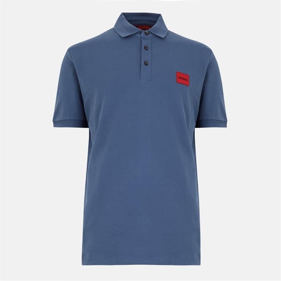 Hugo Heren Deruso Poloshirt (Medium Blauw) - Image 1
