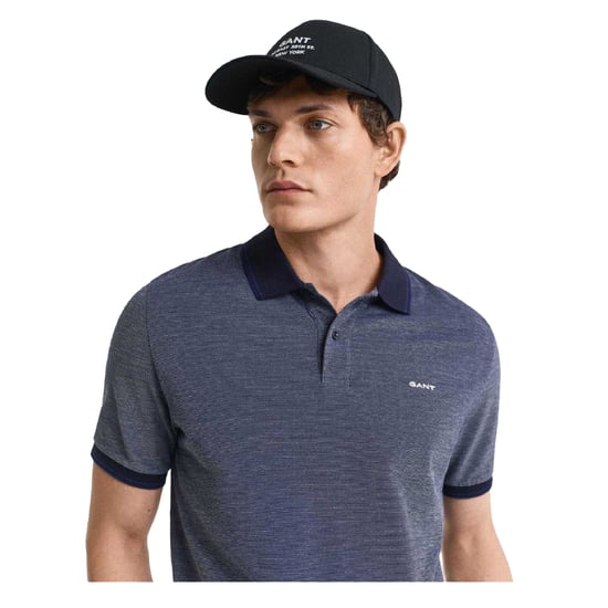 Gant Heren Regular Poloshirt met Korte Mouwen (Blauw) - Image 4