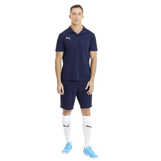 Puma Heren Team Doel Poloshirt (Peacoat) - Image 4