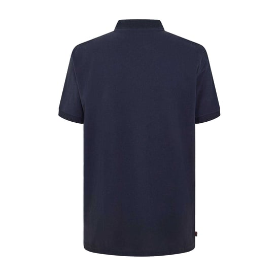 Aquascutum Heren Regular Poloshirt met Korte Mouwen (Marine) - Image 2