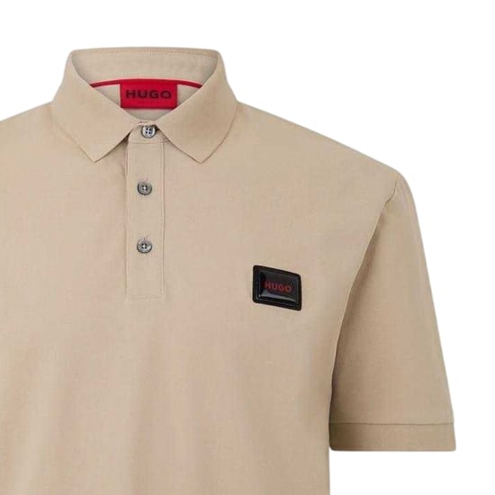 Hugo Heren Dereso Regular Poloshirt (Beige) - Image 2