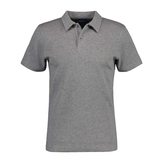 Gant Herenpolo met korte mouwen (Grijs) - Image 1