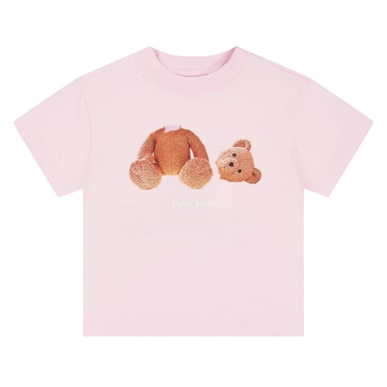 Palm Angels Kinderen/Kinderen Beer Normaal T-Shirt (Roze) - Image 1