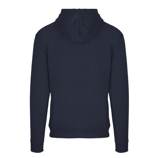 Aquascutum Heren Belettering Hoodie (Marine) - Image 2