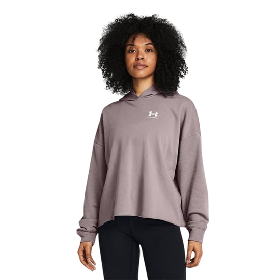 Under Armour Dames/Dames Rival Terrycloth Oversized Hoodie (Grijs) - Image 3