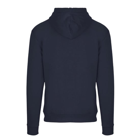 Aquascutum Heren Belettering Hoodie (Marine) - Image 2