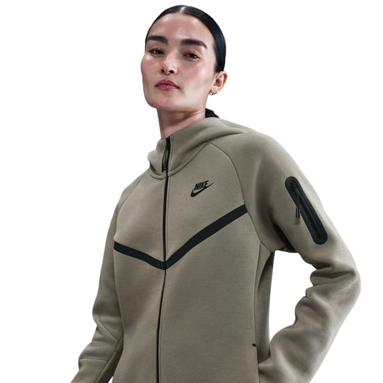 Nike Dames/Dames Windrunner Tech Fleece Full Zip Hoodie (Zwart) - Image 1
