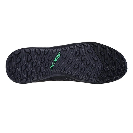 Skechers Heren Razor Snug Fit Kunstgras Voetbalschoenen (Zwart/Zilver) - Image 3