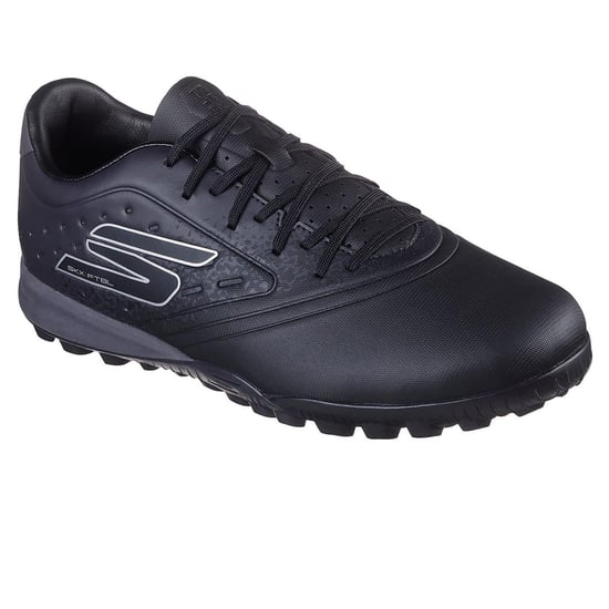 Skechers Heren Razor Snug Fit Kunstgras Voetbalschoenen (Zwart/Zilver) - Image 4