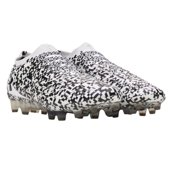 Under Armour Unisex Volwassen Elite Pixelated Firm Ground Voetbalschoenen (Zwart/Wit) - Image 4