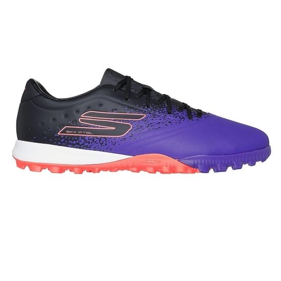 Skechers Heren Razor Snug Fit Kunstgras Voetbalschoenen (Paars/Zwart) - Image 1