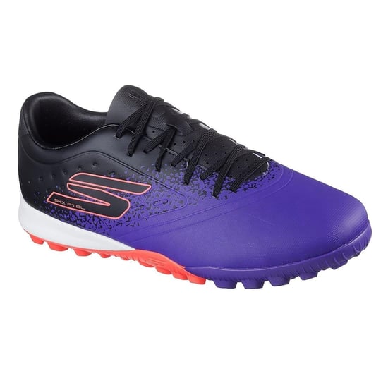 Skechers Heren Razor Snug Fit Kunstgras Voetbalschoenen (Paars/Zwart) - Image 4