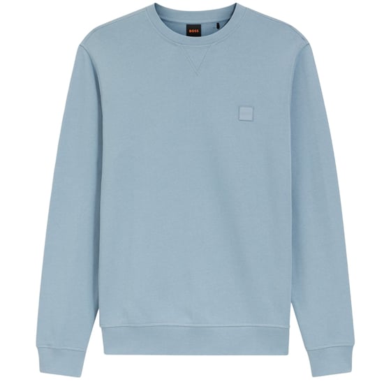 Boss Heren Westart Premium Katoenen Sweatshirt met Crew Hals (Blauw) - Image 1