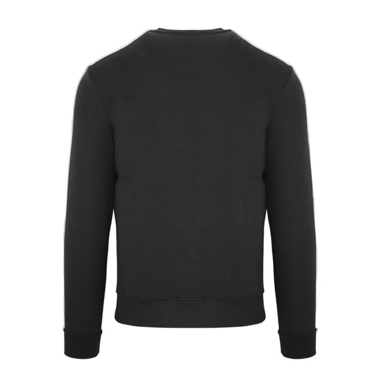 Aquascutum Heren Script Crew Neck Regular Sweatshirt (Zwart) - Image 2
