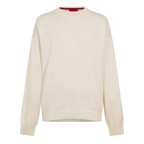 Hugo Geribd uniseks sweatshirt voor volwassenen (Wit) - Image 1